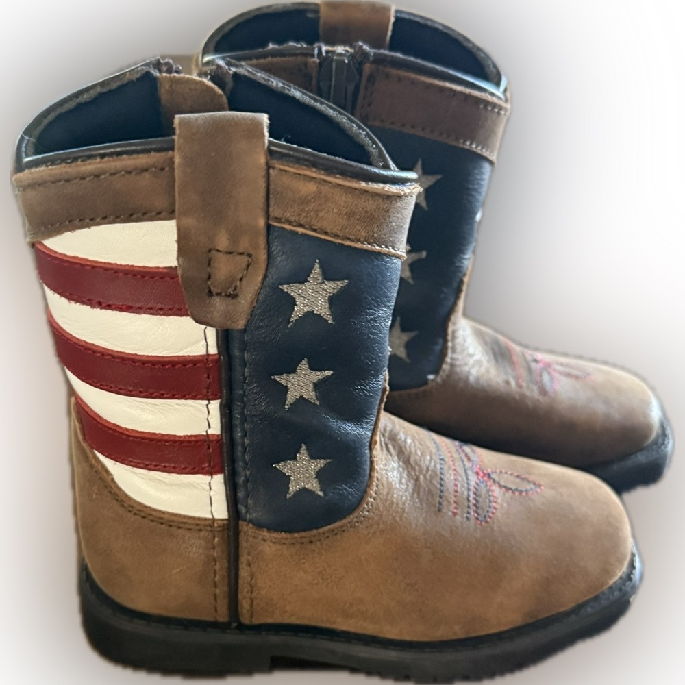 Kids Star-Spangled Cowboy Boots